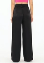 Calça Rayon Cetim Reta Bolso Faca