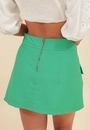 Short Saia Alfaiataria Com Bolso Cargo