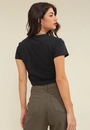 Blusa Cropped Em Cotton Manga Curta Stay Wild