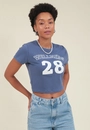 Blusa Cropped Cotton Manga Curta Wellness