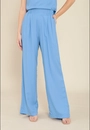 Calça Viscose Twill Wide Leg Prega