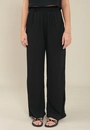 Calça Viscose Twill Wide Leg Prega