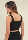 Cropped Poliamida Sem Costura