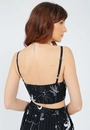 Cropped Viscose Alça Bojo Tropical