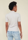 Blusa Tricô Lurex Gola Alta