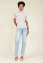 Blusa Tricô Lurex Gola Alta