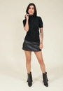 Blusa Tricô Lurex Gola Alta