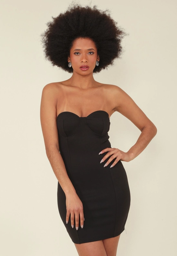Vestido Malha Tomara Que Caia Com Recorte No Busto
