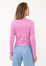 Blusa Tricô Manga Longa Canelada