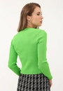 Blusa Tricô Manga Longa Canelada