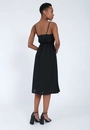 Vestido Crepe Alça Nó Busto