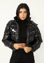 Jaqueta Nylon Vinil Puffer Matelassê