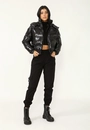 Jaqueta Nylon Vinil Puffer Matelassê