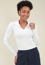 Blusa Tricô Gola Polo