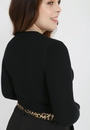 Blusa Tricô Manga Longa Canelada