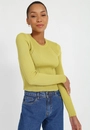 Blusa Tricô Manga Longa Canelada