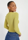 Blusa Tricô Manga Longa Canelada