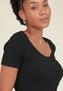 Blusa Poliamida Sem Costura Manga Curta