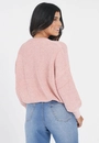 Blusa Tricô Chenile Manga Longa Bufante