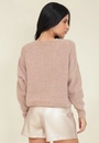 Blusa Tricô Chenile Manga Longa Bufante