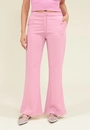 Calça Flare Em Alfaiataria