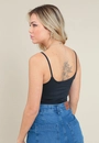Blusa Regata Básica Malha Alça Finas