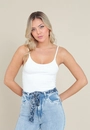 Blusa Regata Básica Malha Alça Finas