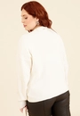 Blusa Tricô Alongado Manga Longa Com Strass