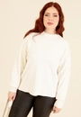 Blusa Tricô Alongado Manga Longa Com Strass