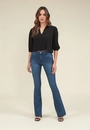 Calça Jeans Lycra Flare