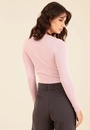 Blusa Cropped Em Tricô Manga Longa Básica
