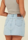 Saia Jeans Curta Bolso