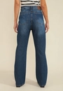 Calça Jeans Reta Azul Escuro