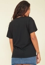 T-Shirt Em Meia Malha Com Silk Com Borboleta