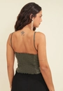 Blusa Em Pu Com Alça E Lastex Costas
