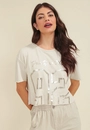 T-Shirt Oversize Malha Estonada 92