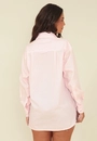 Camisa Manga Longa Em Tricoline Oversized