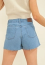 Short Saia Jeans Pregas