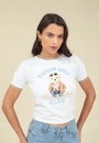 Blusa Em Cotton Manga Curta Ted Fashion