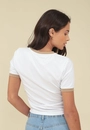 Blusa Em Cotton Manga Curta Ted Fashion