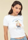 Blusa Em Cotton Manga Curta Ted Fashion