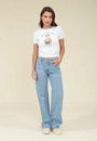 Blusa Em Cotton Manga Curta Ted Fashion