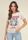 T-Shirt Em Meia Malha Wildlove