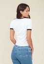 Blusa Em Cotton Manga Curta Tigre 86