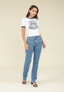 Blusa Em Cotton Manga Curta Tigre 86