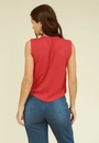Blusa Malha Sem Manga Abertura Lateral