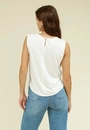 Blusa Malha Sem Manga Abertura Lateral