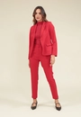Blazer Alfaiataria Com Botão Frontal