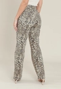 Calça Sarja Reta Leopardo