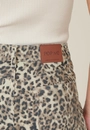 Calça Sarja Reta Leopardo